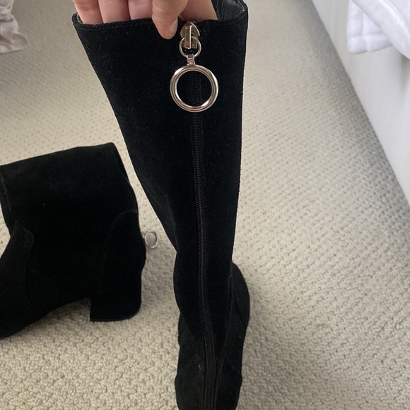 Steve Madden Black fabric Boots - Picture 3 of 4